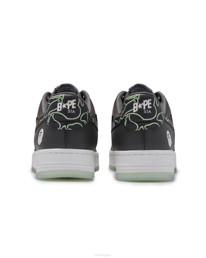 1 m2 A Bathing Ape Hommes ZHX6N4699 gris foncé