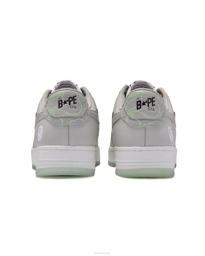 1 m2 A Bathing Ape Hommes ZHX6N4700 gris