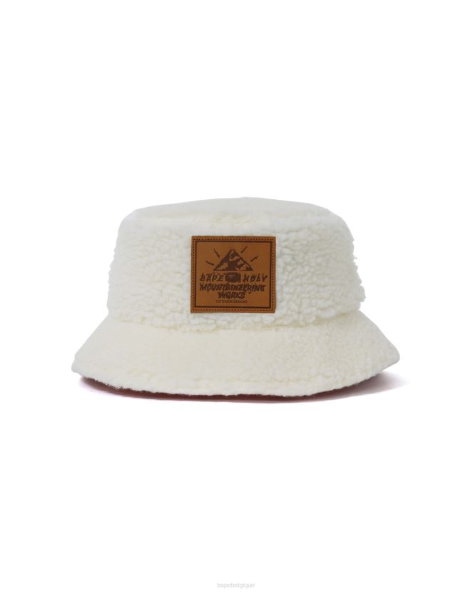 1er boa réversible camo boa A Bathing Ape femmes ZHX6N41156 blanc