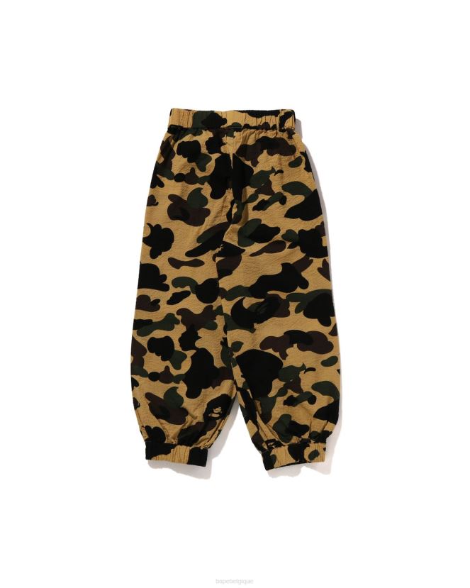 1er pantalon ballon camo A Bathing Ape enfants ZHX6N41397 jaune