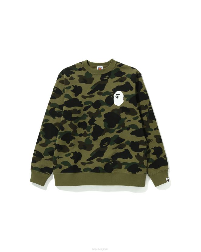 1st camo head ras du cou jr A Bathing Ape enfants ZHX6N41666 armée verte
