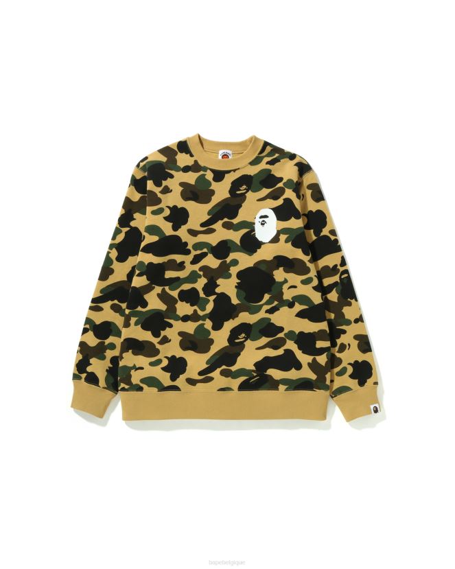1st camo head ras du cou jr A Bathing Ape enfants ZHX6N41667 jaune