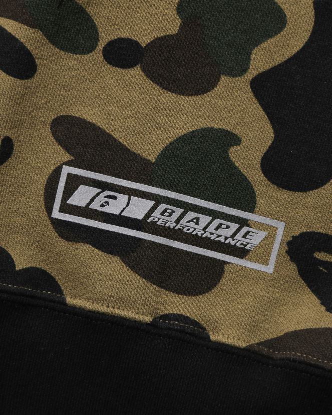 1st camo racing sweat à capuche superposé A Bathing Ape enfants ZHX6N41668 armée verte