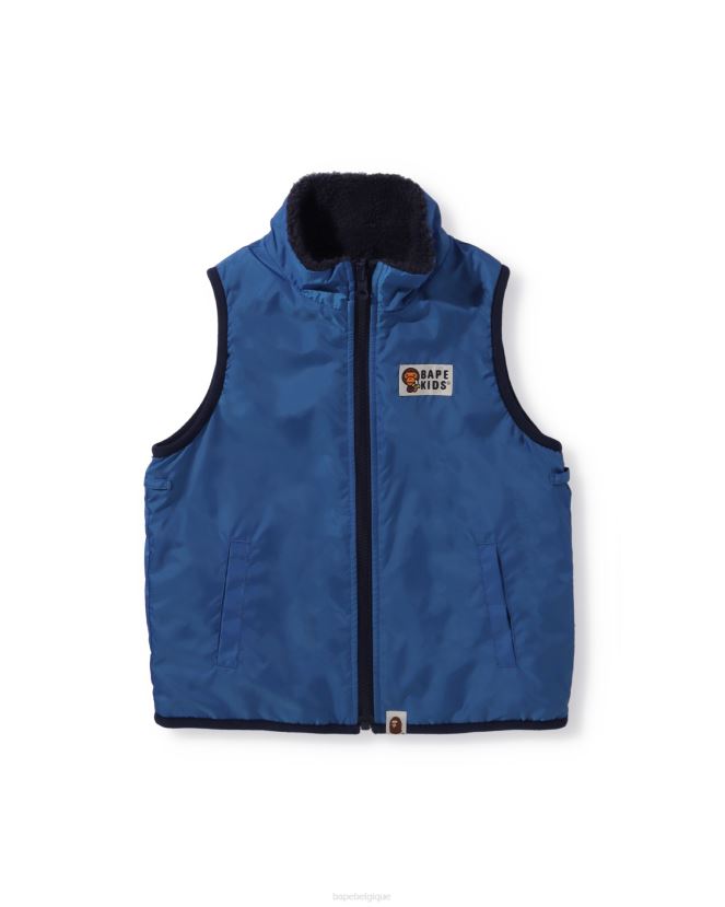 1ère veste camouflage 4 voies A Bathing Ape enfants ZHX6N41754 armée verte