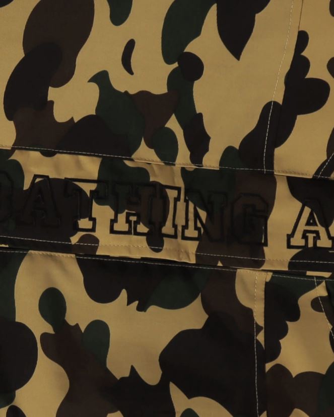 1ère veste camouflage 4 voies A Bathing Ape enfants ZHX6N41755 jaune