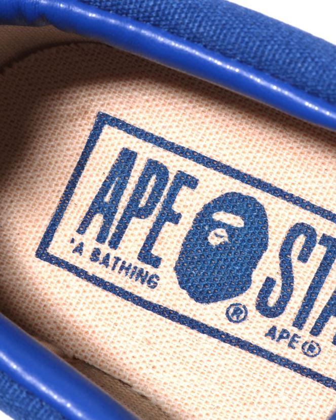 abc camo head patch sans lacets A Bathing Ape enfants ZHX6N41617 bleu