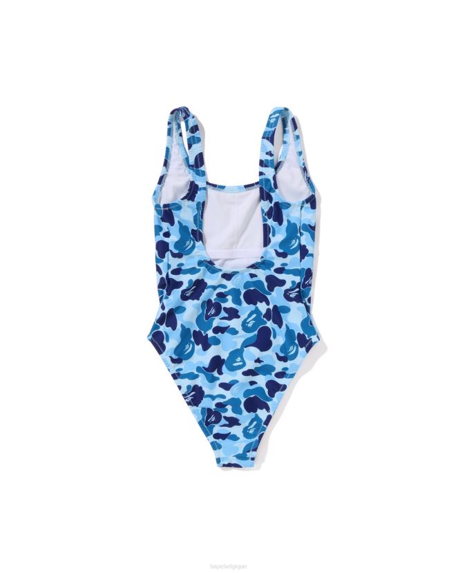 abc camo maillots de bain A Bathing Ape femmes ZHX6N4776 bleu clair