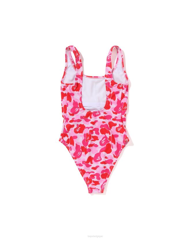 abc camo maillots de bain A Bathing Ape femmes ZHX6N4777 rose
