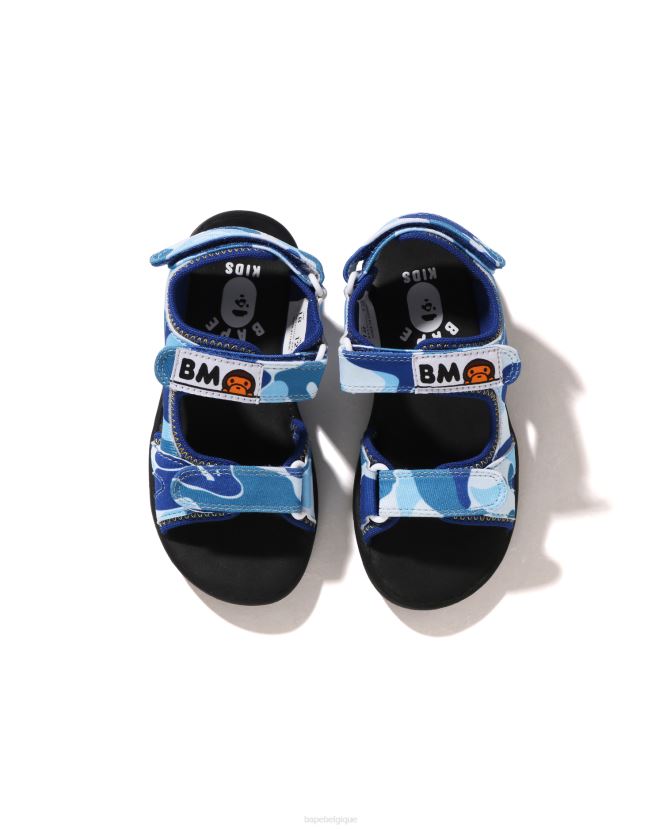 abc sandales bébé milo A Bathing Ape enfants ZHX6N41266 bleu