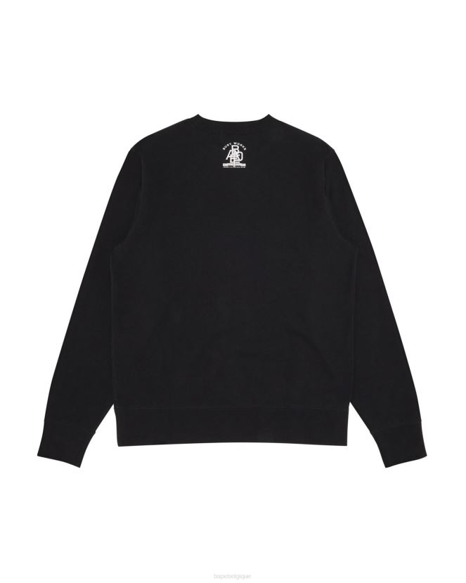 archive ras du cou A Bathing Ape Hommes ZHX6N4320 noir