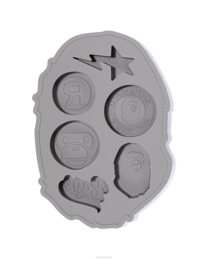 bac à glaçons en silicone A Bathing Ape Hommes ZHX6N4429 noir