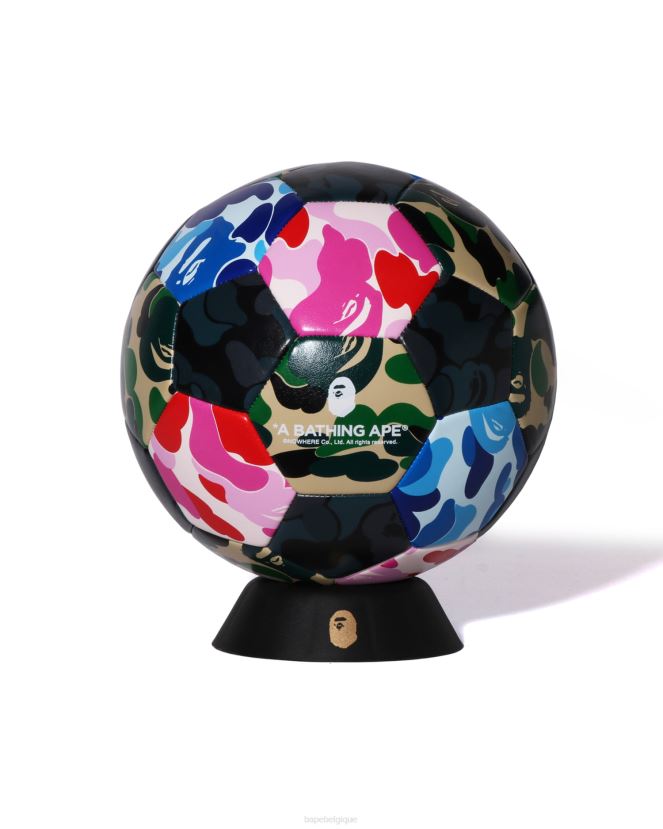 ballon de football camo abc A Bathing Ape Hommes ZHX6N4498 cause