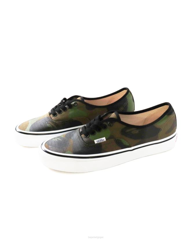 bape x vans 1st camo authentiqueHommes ZHX6N4725 armée verte