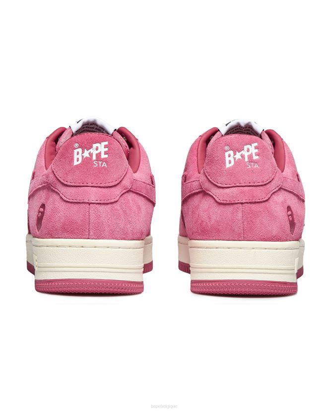 baskets A Bathing Ape Hommes ZHX6N4723 rose