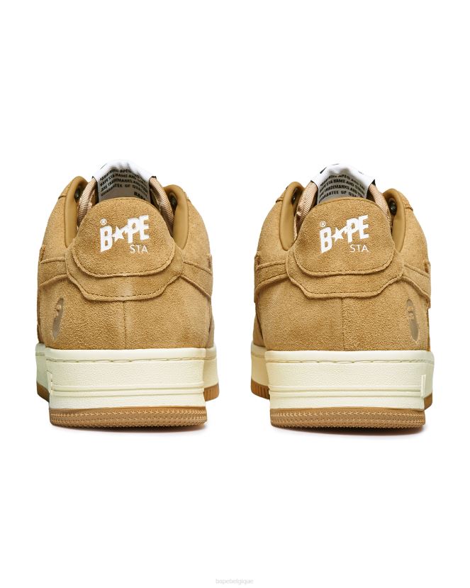 baskets A Bathing Ape femmes ZHX6N41246 beige