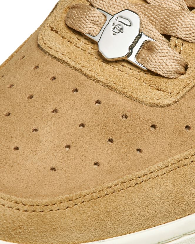 baskets A Bathing Ape femmes ZHX6N41246 beige