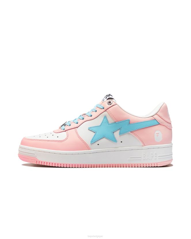 baskets A Bathing Ape femmes ZHX6N41253 rose