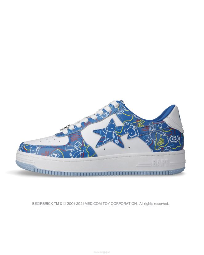 baskets bape sta x medicom toy be r camo m1Hommes ZHX6N4735 bleu clair