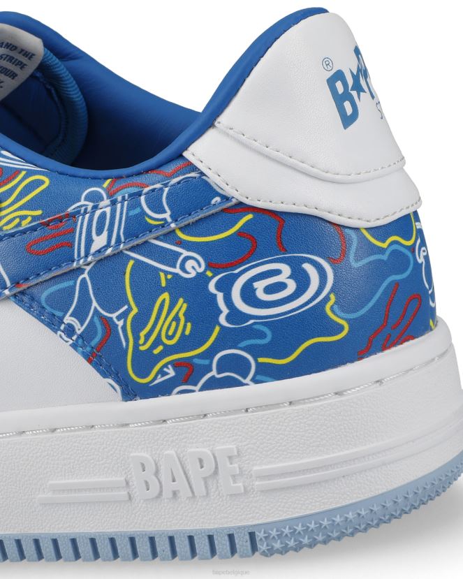 baskets bape sta x medicom toy be r camo m1Hommes ZHX6N4735 bleu clair