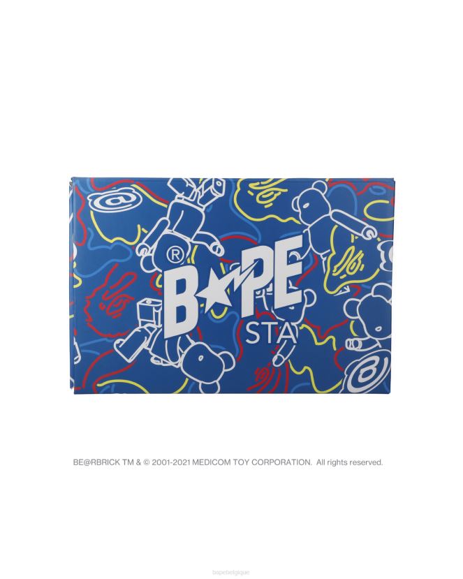 baskets bape sta x medicom toy be r camo m1Hommes ZHX6N4735 bleu clair