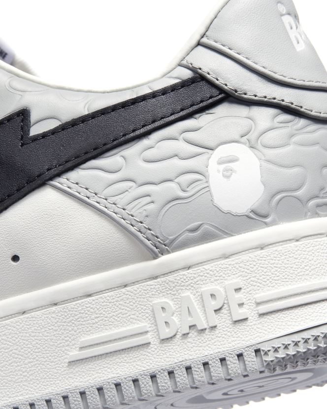 baskets basses m2 A Bathing Ape femmes ZHX6N41257 gris