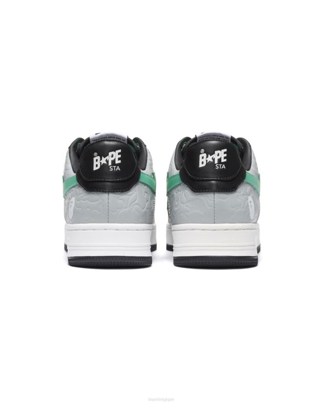 baskets basses m2 A Bathing Ape femmes ZHX6N41258 gris