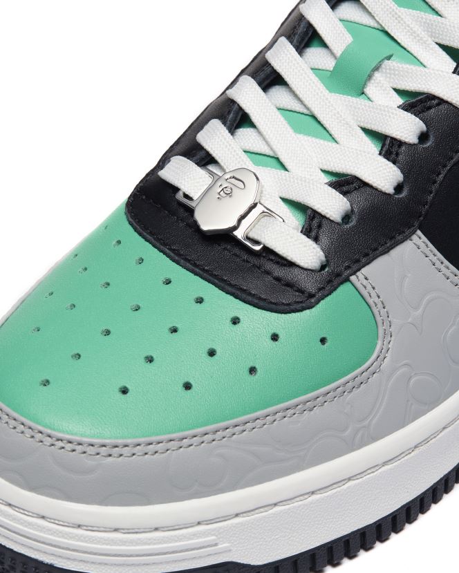 baskets basses m2 A Bathing Ape femmes ZHX6N41258 gris