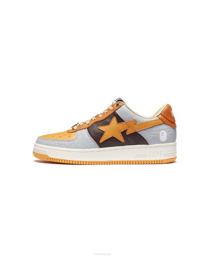 baskets basses m2 A Bathing Ape femmes ZHX6N41259 gris