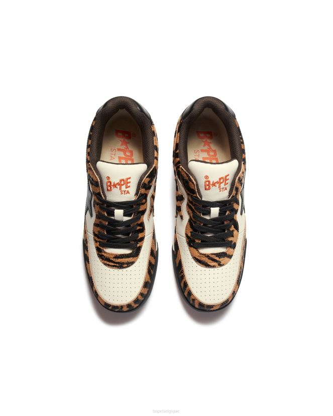 baskets cny road sta m1 A Bathing Ape femmes ZHX6N41240 brun