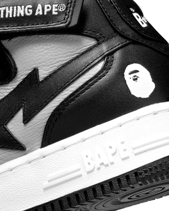 baskets mi 2 m2 A Bathing Ape Hommes ZHX6N4703 noir