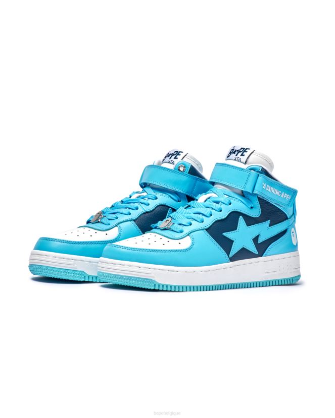 baskets mi 2 m2 A Bathing Ape Hommes ZHX6N4704 bleu clair