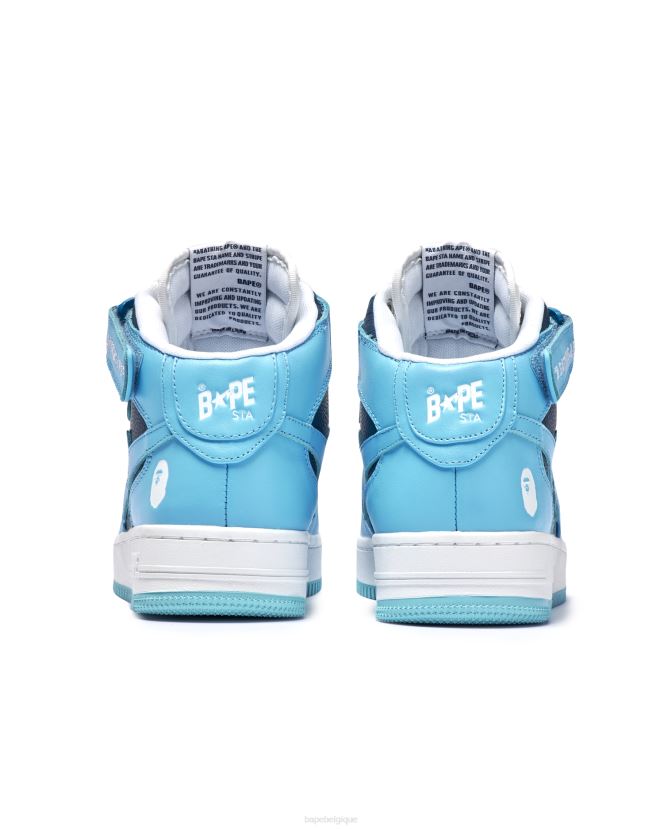 baskets mi 2 m2 A Bathing Ape Hommes ZHX6N4704 bleu clair