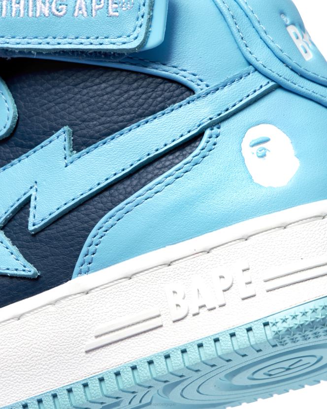 baskets mi 2 m2 A Bathing Ape Hommes ZHX6N4704 bleu clair