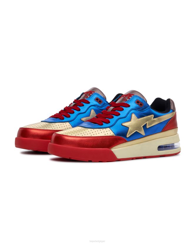 baskets road sta A Bathing Ape femmes ZHX6N41245 bleu
