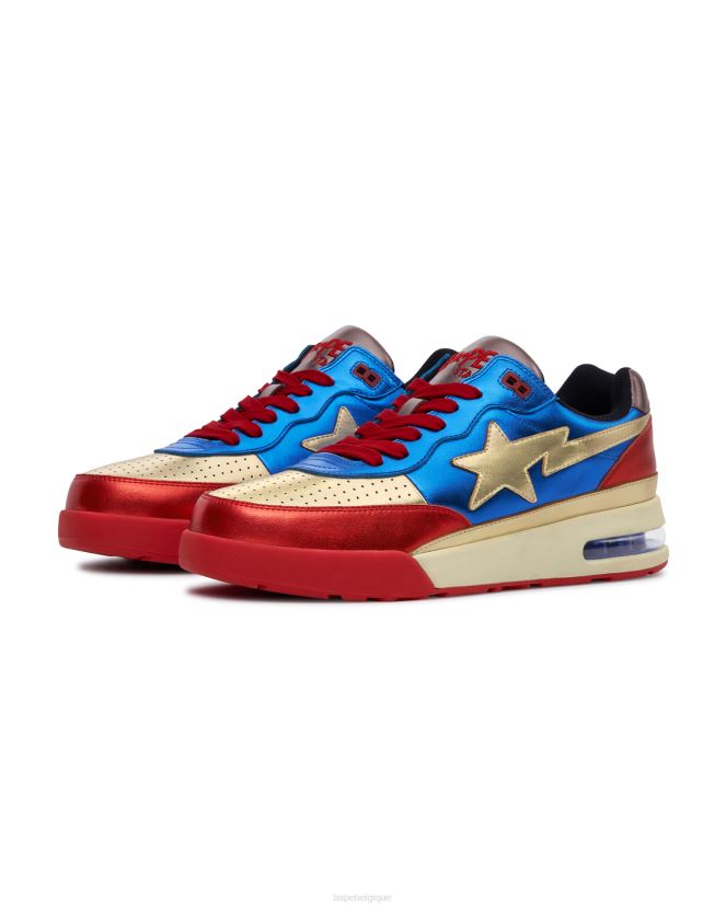 baskets road sta m2 A Bathing Ape Hommes ZHX6N4719 bleu