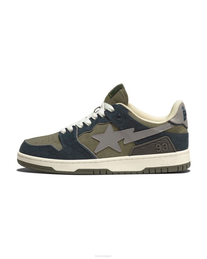 baskets sk8 sta A Bathing Ape Hommes ZHX6N4731 bleu marine