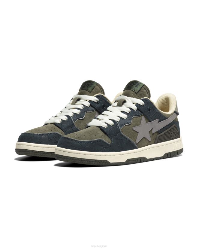 baskets sk8 sta A Bathing Ape femmes ZHX6N41250 bleu marine