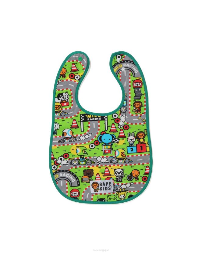 bavoir de course bébé milo A Bathing Ape enfants ZHX6N41716 vert clair