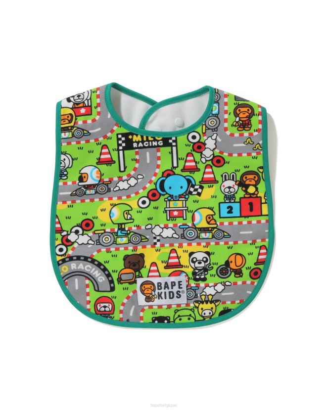 bavoir de course bébé milo A Bathing Ape enfants ZHX6N41716 vert clair