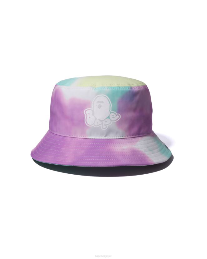 bob à effet tie-dye A Bathing Ape femmes ZHX6N41150 cause