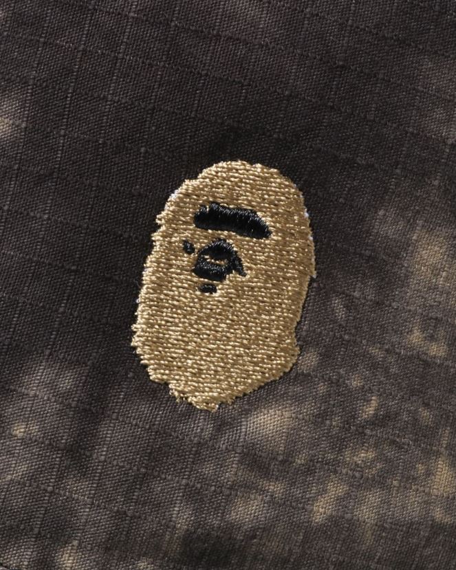 bob à un point tie-dye A Bathing Ape Hommes ZHX6N4569 noir