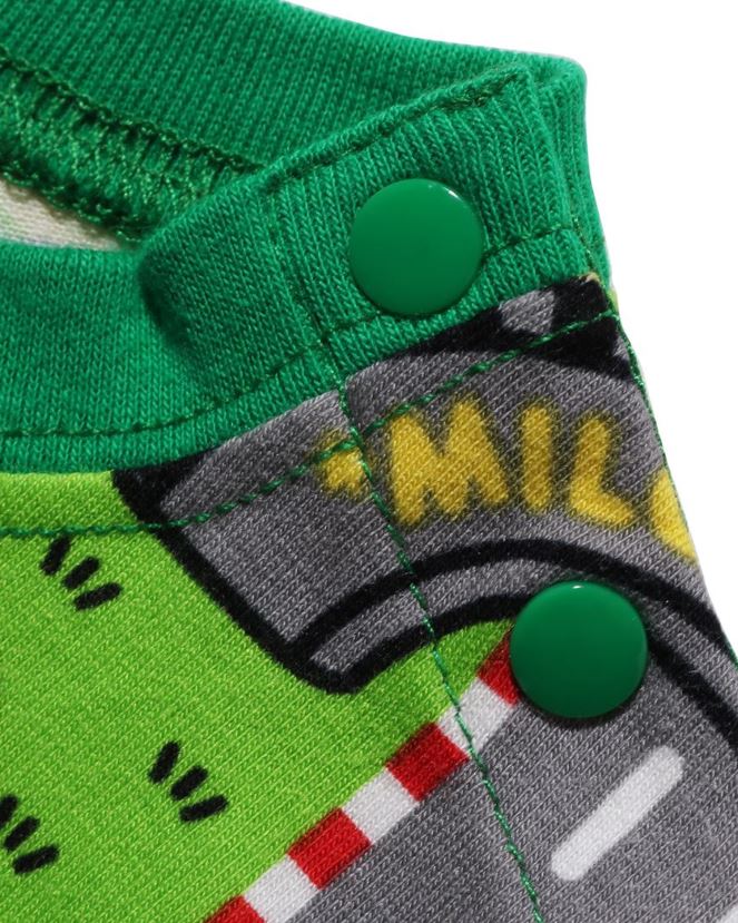 body de course bébé milo A Bathing Ape enfants ZHX6N41611 émeraude