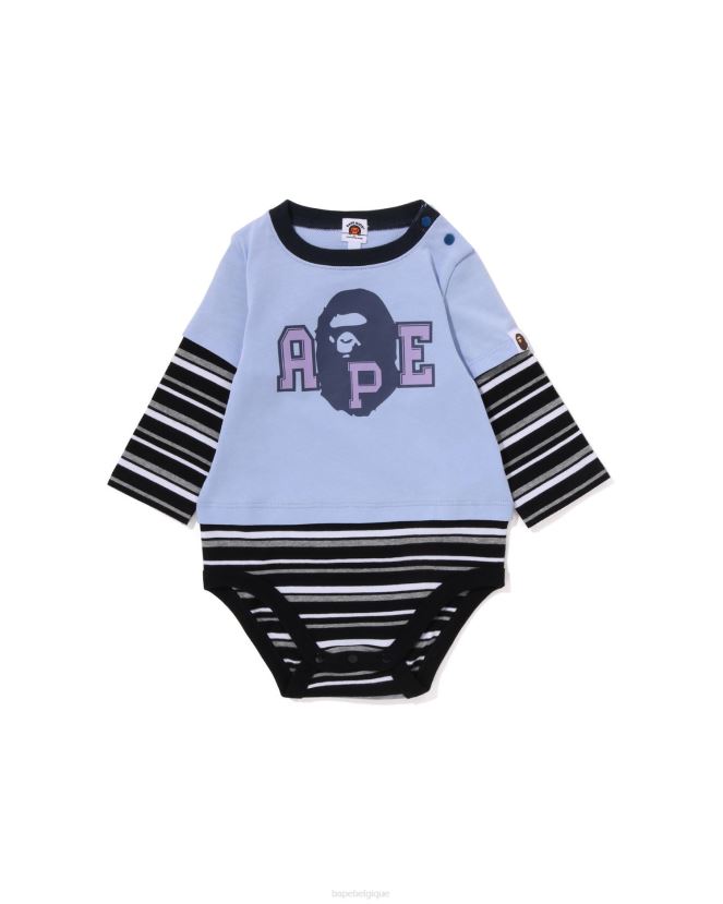 body superposé à tête cerceau A Bathing Ape enfants ZHX6N41367 bleu