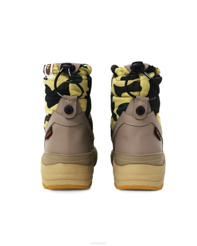 bottes tonnelle x suicoke A Bathing Ape Hommes ZHX6N4733 jaune