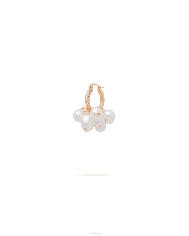 boucle d\oreille en perles de cristal A Bathing Ape femmes ZHX6N41122 or
