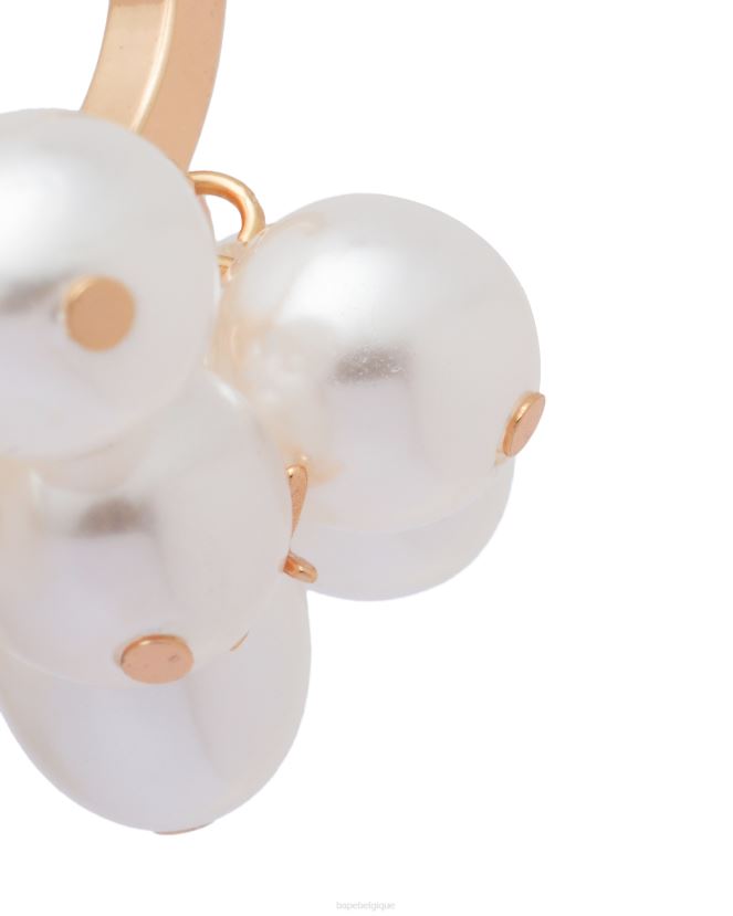 boucle d\oreille en perles de cristal A Bathing Ape femmes ZHX6N41122 or