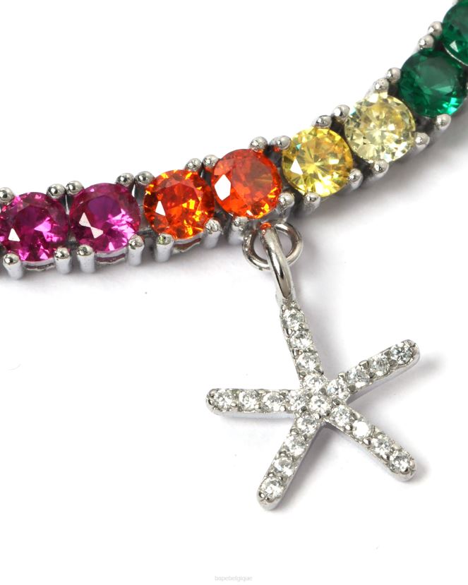 bracelet en cristal multicolore A Bathing Ape femmes ZHX6N41119 cause