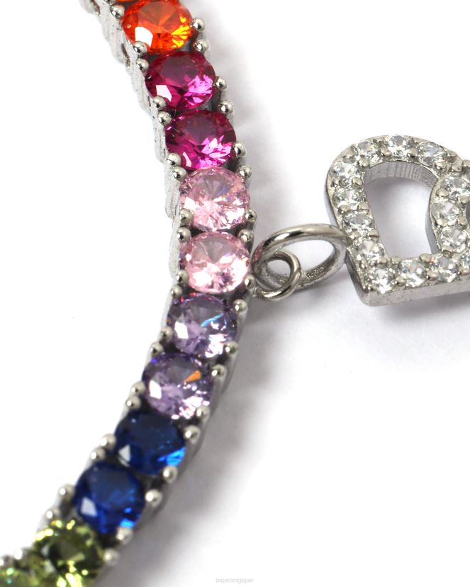 bracelet en cristal multicolore A Bathing Ape femmes ZHX6N41119 cause