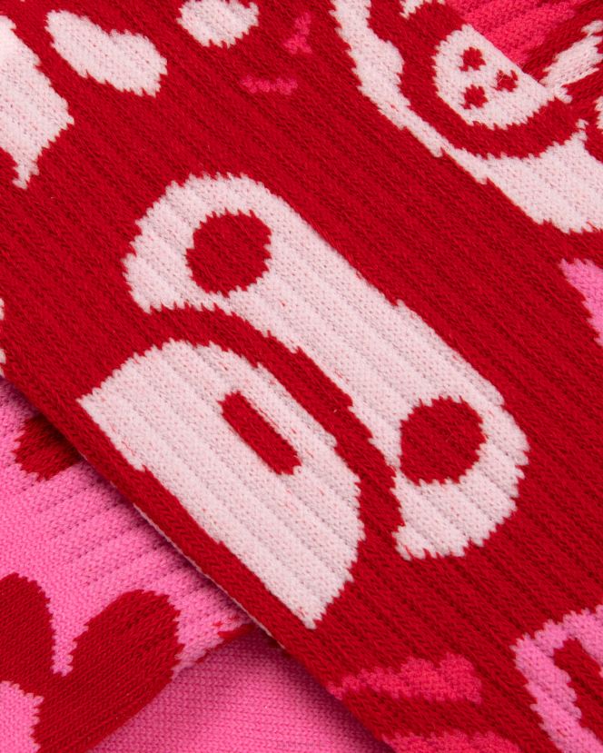 bébé milo chaussettes A Bathing Ape femmes ZHX6N41081 rose