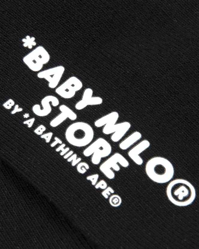 bébé milo chaussettes A Bathing Ape femmes ZHX6N41092 noir